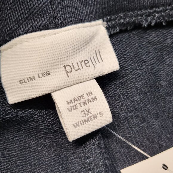 J Jill Pure Jill Pants Womens 3X Plus Pull On Slim Leg Ponte Knit Stretch NWT - Picture 5 of 16